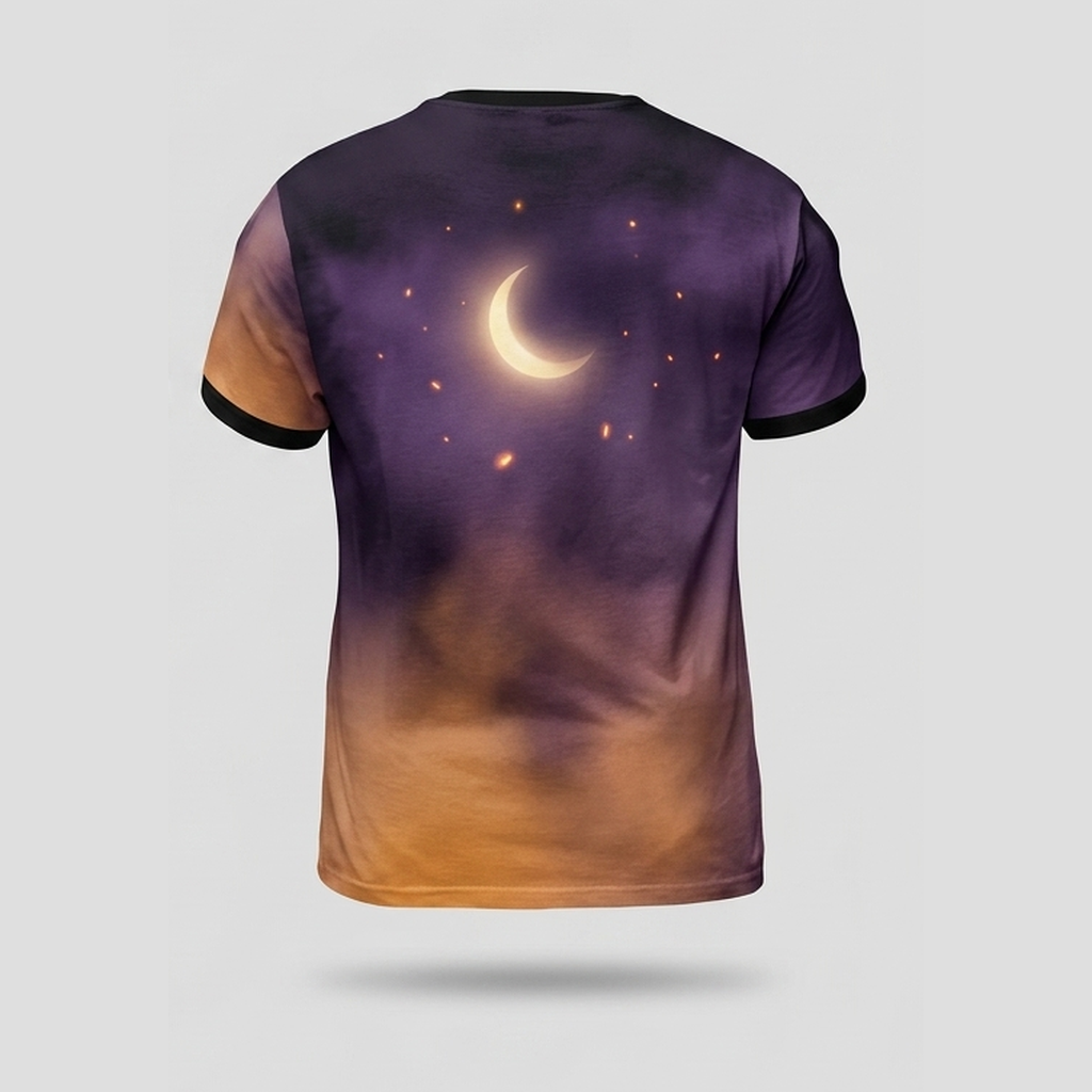 Glowing Jack O Lantern Ember Glow Aop Tshirt