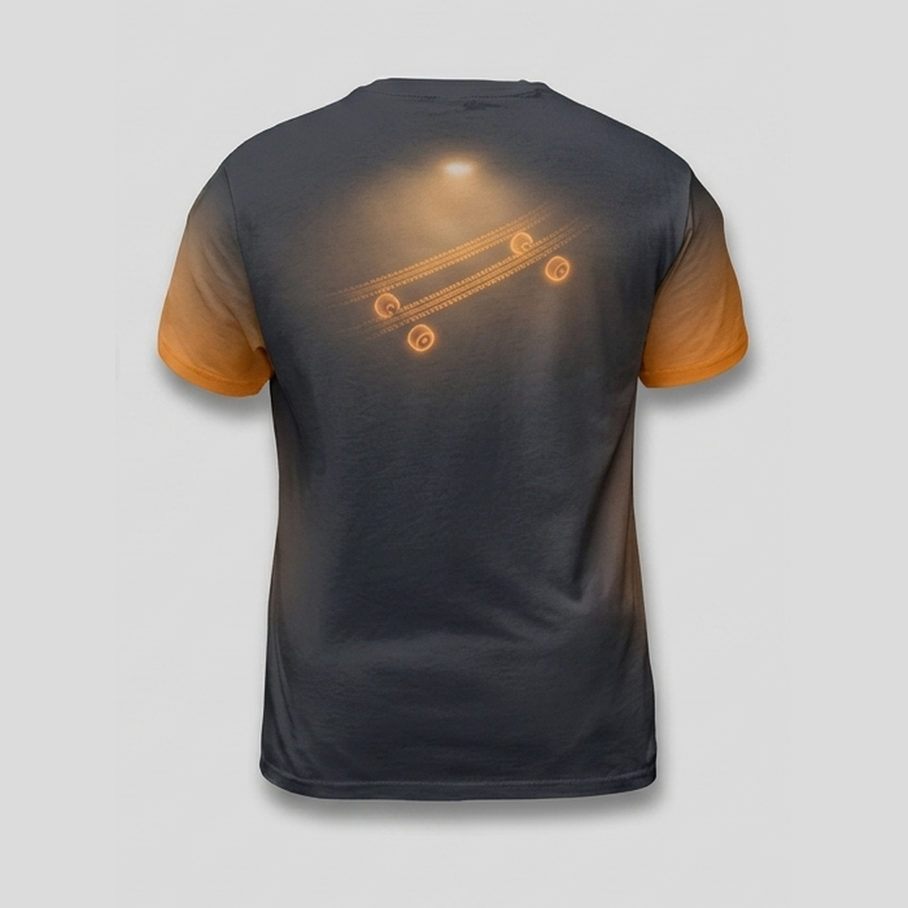 Skateboarding Ghost Streetwear Halloween Aop Tshirt