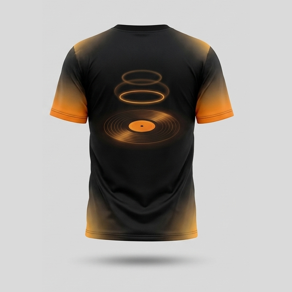 Retro Mummy Vinyl Record Dj Aop Tshirt