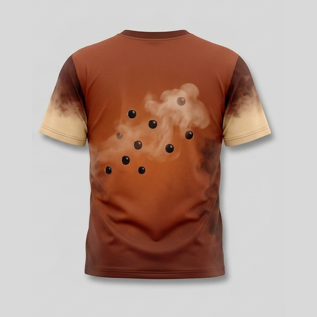 Spooky Pumpkin Boba Milk Tea Aop Tshirt