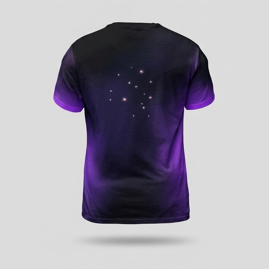 Bioluminescent Mushroom Witch Forest Aop Tshirt