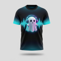 Edm Dj Ghost Headphones Equalizer Aop Tshirt