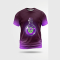 Bioluminescent Neon Poison Potion Aop Tshirt