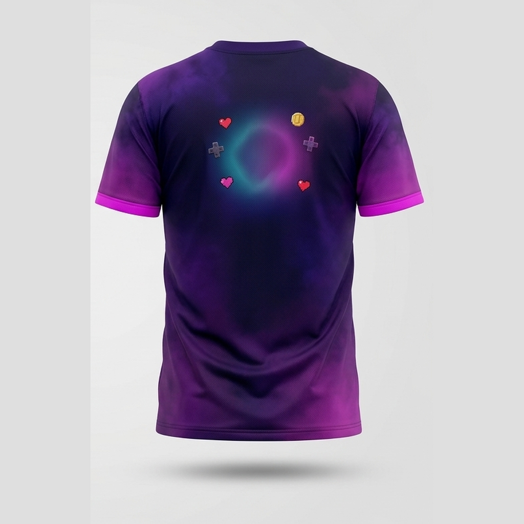 Neon Gamer Ghost Headset Rgb Aop Tshirt